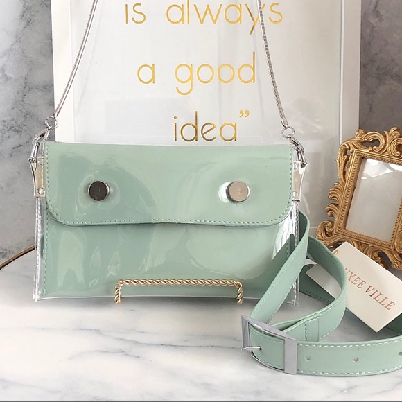Luxee Ville Handbags - 💚 Luxee Ville Mint Shelby Waist & Shoulder Bag